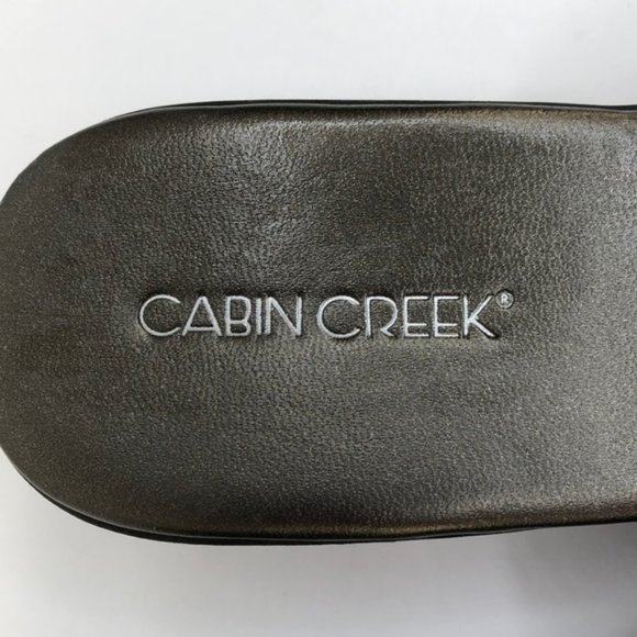 Cabin Creek Red Strappy Slip-On Sandals - Picture 3 of 8